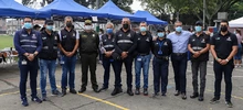 Autoridades caleñas brindan seguridad ciudadana en gran fiesta popular en la comuna 13