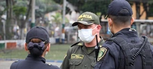 Autoridades caleñas brindan seguridad ciudadana en gran fiesta popular en la comuna 13