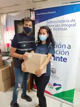 La Alcaldía de Cali entrega apoyo alimentario a la población migrante venezolana
