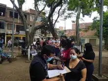 La Alcaldía de Cali entrega apoyo alimentario a la población migrante venezolana