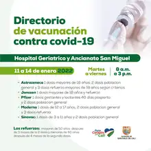 Alcaldía reitera el llamado a la vacunación de los niños y las mujeres gestantes