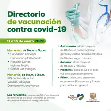 Alcaldía reitera el llamado a la vacunación de los niños y las mujeres gestantes