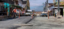 Habitantes del barrio Rafael Uribe Uribe mostraron satisfacción por el mejoramiento de la malla vial