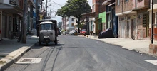 Habitantes del barrio Rafael Uribe Uribe mostraron satisfacción por el mejoramiento de la malla vial