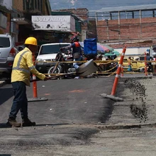 Habitantes del barrio Rafael Uribe Uribe mostraron satisfacción por el mejoramiento de la malla vial