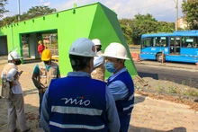 Los trabajos en la Troncal Oriental del MÍO, van sobre ruedas