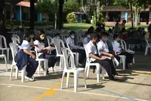 Alrededor de 7 mil niños se han vacunado desde la llegada de unidades móviles a colegios