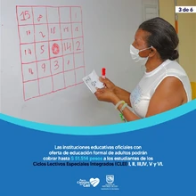 Cobros educativos autorizados para el año lectivo 2022