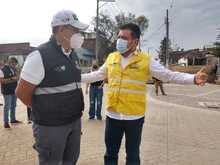 Secretario de Seguridad y Justicia, reitera el compromiso con la seguridad del área de renovación urbana. 