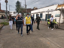 Secretario de Seguridad y Justicia, reitera el compromiso con la seguridad del área de renovación urbana. 