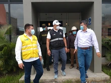 Secretario de Seguridad y Justicia, reitera el compromiso con la seguridad del área de renovación urbana. 