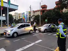 Puestos de control para regular la movilidad y proteger la vida de los ciudadanos