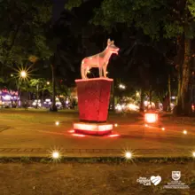 Con iluminación de monumentos, Cali se une al Día Mundial contra el Cáncer 