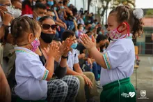 “Me gusta venir al colegio porque aprendo más y puedo jugar con mis amigos” 
