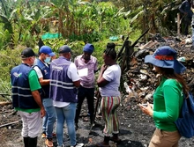 A Brisas del Bosque llegó la asistencia para familias afectadas por incendio  
