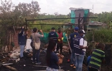 A Brisas del Bosque llegó la asistencia para familias afectadas por incendio  