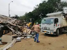 Retiran 250 toneladas de residuos en punto crítico de la comuna 17