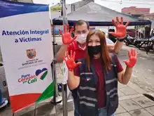 Alcaldía de Cali se une al Día Internacional de las Manos Rojas
