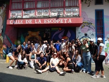 Estudiantes de Europa y Latinoamérica disfrutan recorriendo a Santiago de Cali