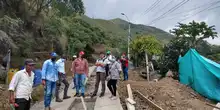 Avanzan obras de infraestructura en la vereda Montañuelas, en El Saladito