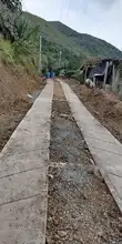 Avanzan obras de infraestructura en la vereda Montañuelas, en El Saladito