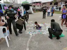 Mujeres del barrio Comuneros I fueron protagonistas del homenaje a la vida y rechazo a la violencia