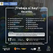 En la Sultana del Valle: ¡trabajo sí hay!
