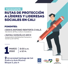 Conversatorio - Rutas de protección a Líderes y Líderesas Sociales en Cali