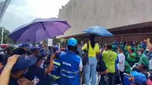 Plantón recicladores 5