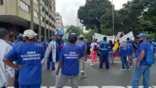 Plantón recicladores 2