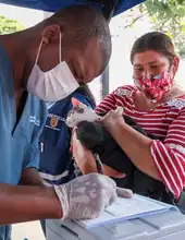 Jornada de vacunación animal en la comuna 9