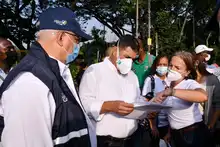 Comunidad del barrio Calima destaca el compromiso de la institucionalidad con las "Obras de Corazón"