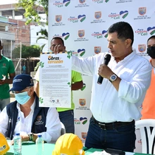 Habitantes del barrio Calima evaluaron la remodelación de sus vías