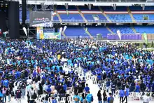 7000 esperanzas de vida se tomaron el Pascual Guerrero para comprometerse con “Todas y todos a estudiar”