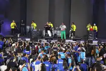 Un espectáculo musical cerró la noche de juramento del programa Todas y Todos a Estudiar