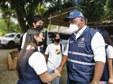 Hay compromiso colectivo para adelantar las obras de la Institución Villa del Sur