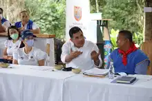 En diálogo con el alcalde Ospina el Cabildo Kofán presentó su Proyecto de Vida