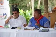En diálogo con el alcalde Ospina el Cabildo Kofán presentó su Proyecto de Vida