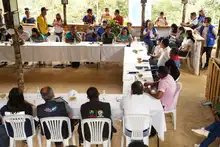 En diálogo con el alcalde Ospina el Cabildo Kofán presentó su Proyecto de Vida
