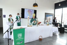 Ciudad Paraíso fue bendecido por Monseñor de Cali