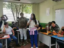 MEN atendió llamado para dialogar con la comunidad sobre el retraso en obras de infraestructura