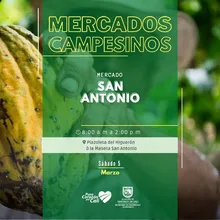 Este sábado, que el alimento sea tu medicina con los ‘Mercados Campesinos’