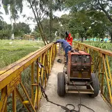 Infraestructura realizó mantenimiento preventivo a estructuras peatonales