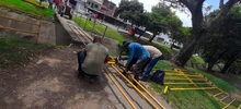 Infraestructura realizó mantenimiento preventivo a estructuras peatonales