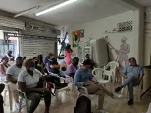 Bienestar Social llegó a Playa Renaciente para construir plan de trabajo