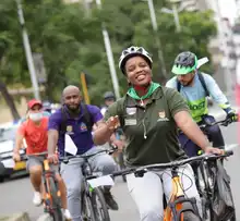 bicicleteada por la seguridad e integridad de las mujeres y niñas 