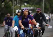 bicicleteada por la seguridad e integridad de las mujeres y niñas 