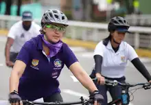 bicicleteada por la seguridad e integridad de las mujeres y niñas 