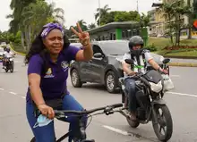 bicicleteada por la seguridad e integridad de las mujeres y niñas 