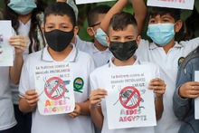 Con acciones pedagógicas la Institución Educativa La Buitrera trabaja en la prevención del dengue